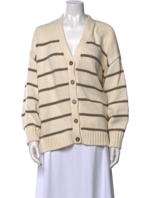 Jenni Kayne Striped V-Neck Sweater