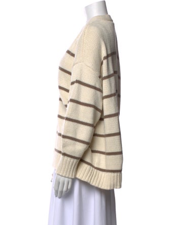 Jenni Kayne Striped V-Neck Sweater