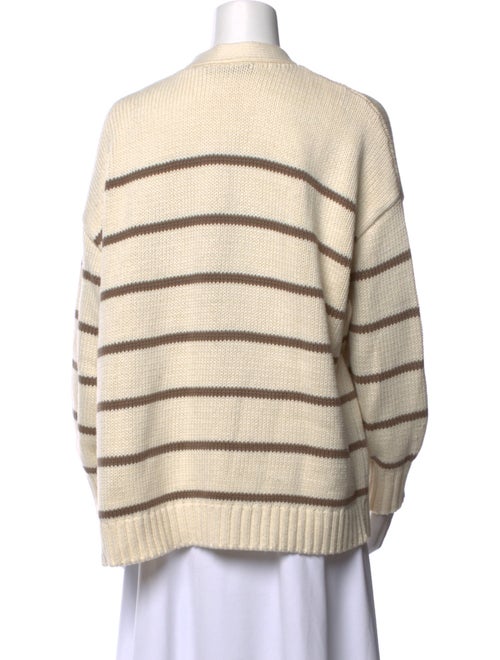 Jenni Kayne Striped V-Neck Sweater
