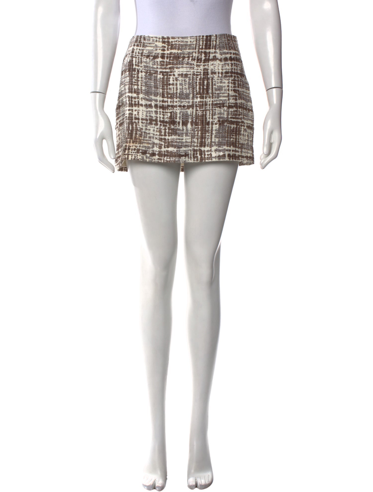 Jenni Kayne Plaid Print Mini Skirt