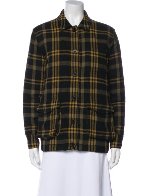 Jenni Kayne Wool Plaid Print Jacket