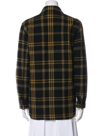 Jenni Kayne Wool Plaid Print Jacket