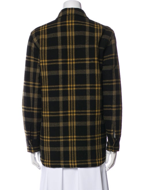 Jenni Kayne Wool Plaid Print Jacket