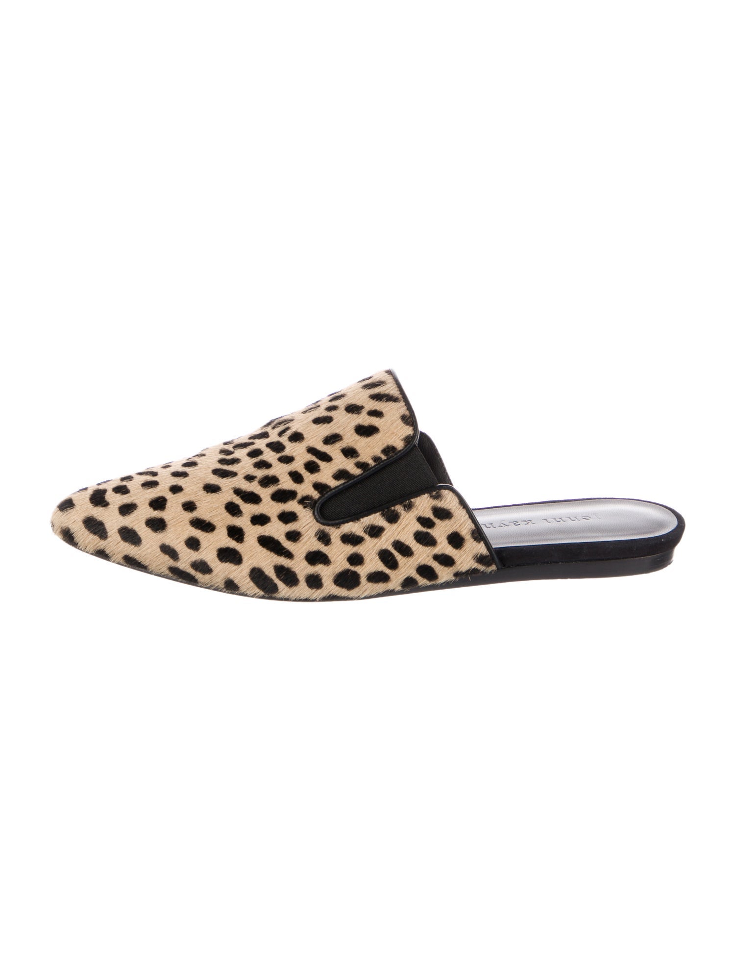 Jenni Kayne Ponyhair Animal Print Mules w/ Tags