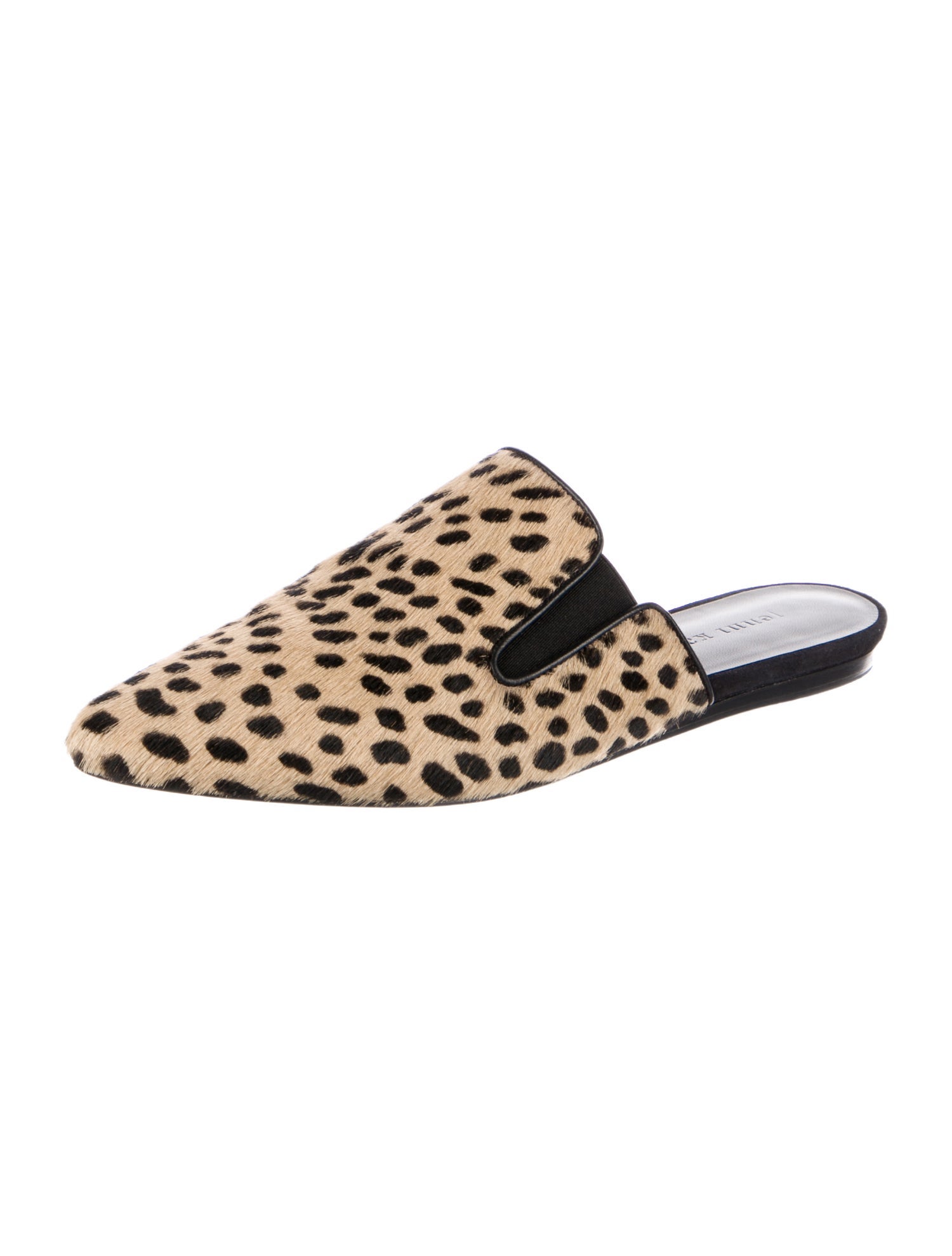 Jenni Kayne Ponyhair Animal Print Mules w/ Tags