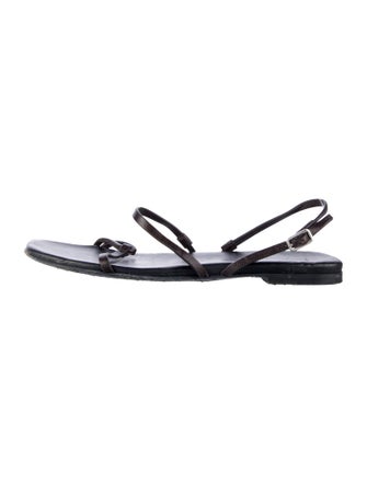 Jenni Kayne Leather Slingback Sandals