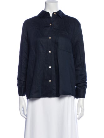 Jenni Kayne Long Sleeve Button-Up Top
