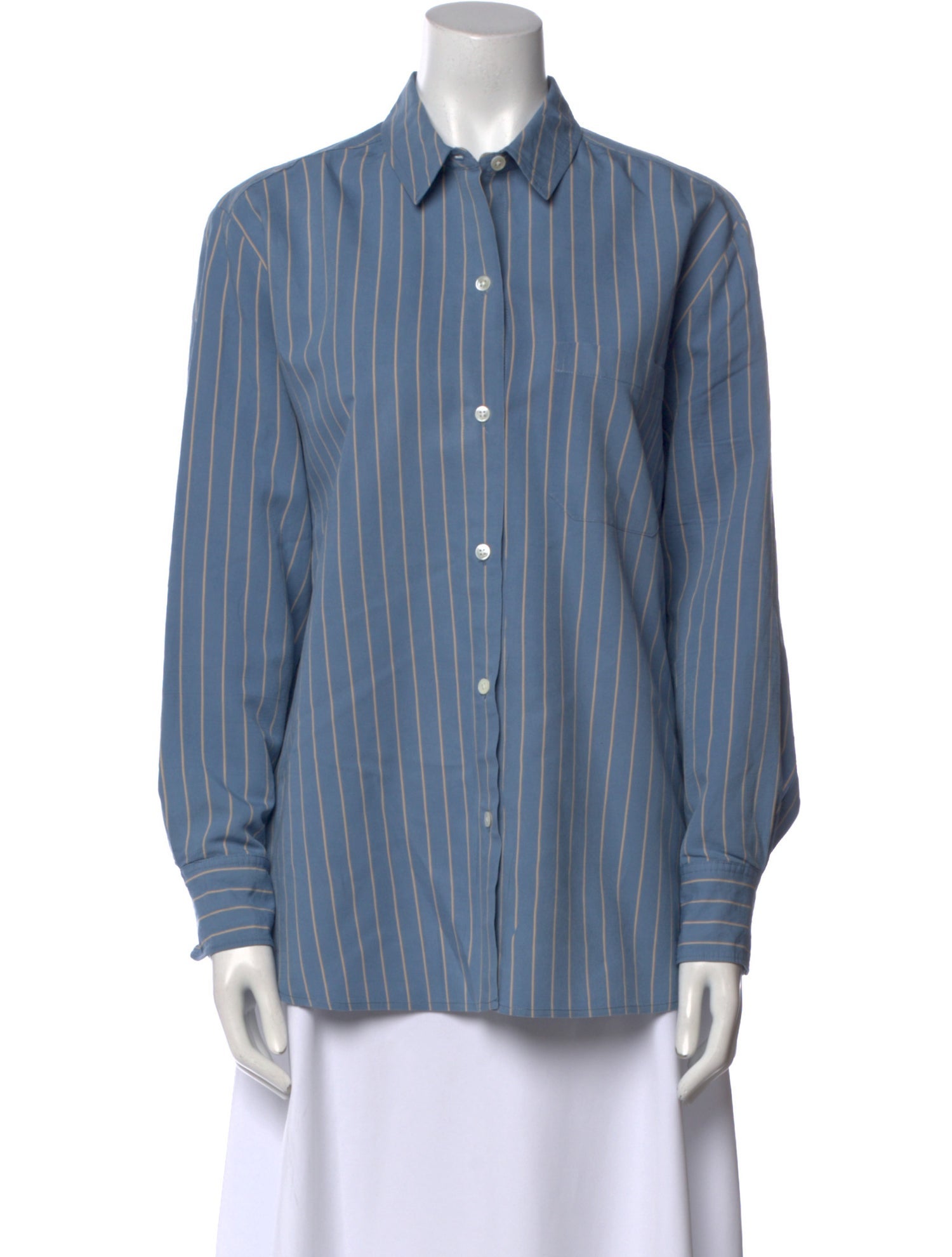 Jenni Kayne Striped Long Sleeve Button-Up Top