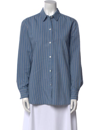 Jenni Kayne Striped Long Sleeve Button-Up Top
