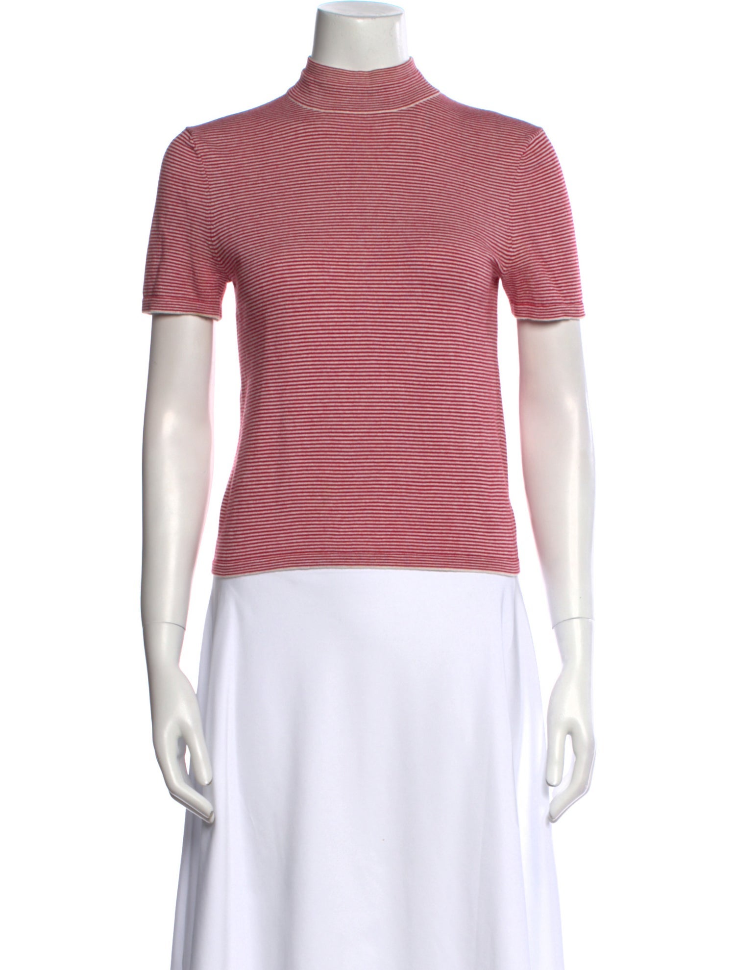 Jenni Kayne Striped Mock Neck Top