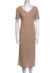 Jenni Kayne V-Neck Midi Length Dress