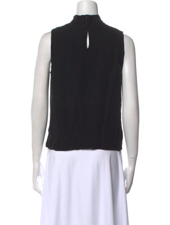 Jenni Kayne Mock Neck Sleeveless Top
