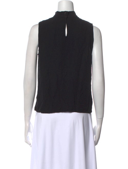 Jenni Kayne Mock Neck Sleeveless Top