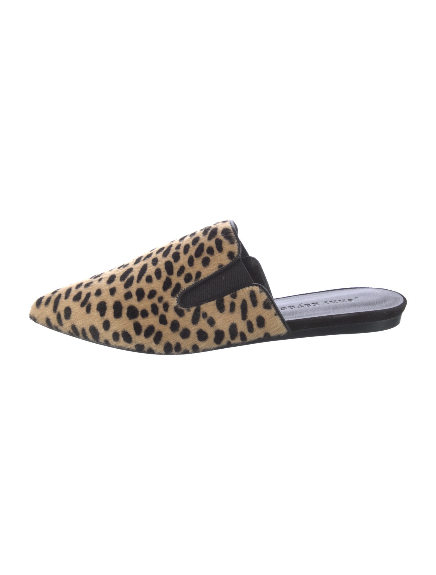 Jenni Kayne Ponyhair Animal Print Mules
