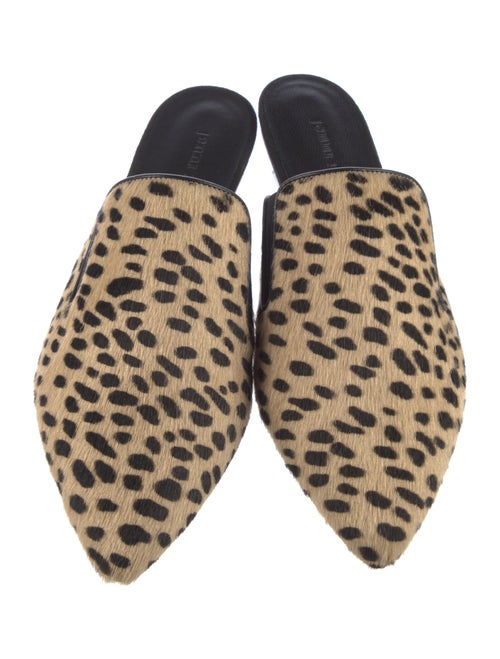 Jenni Kayne Ponyhair Animal Print Mules