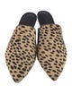 Jenni Kayne Ponyhair Animal Print Mules