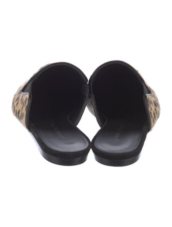 Jenni Kayne Ponyhair Animal Print Mules