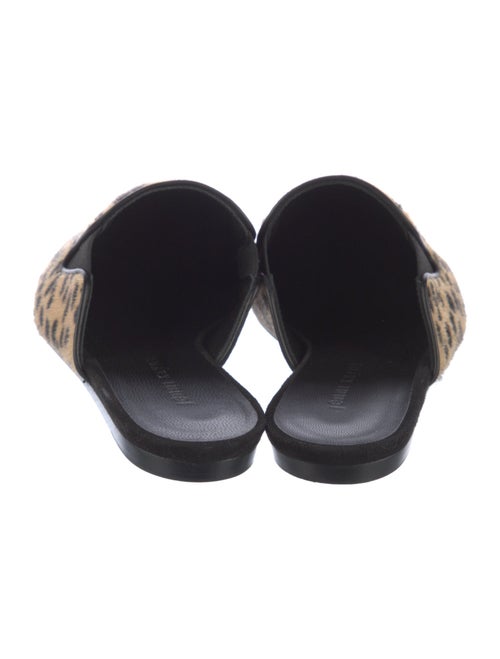 Jenni Kayne Ponyhair Animal Print Mules