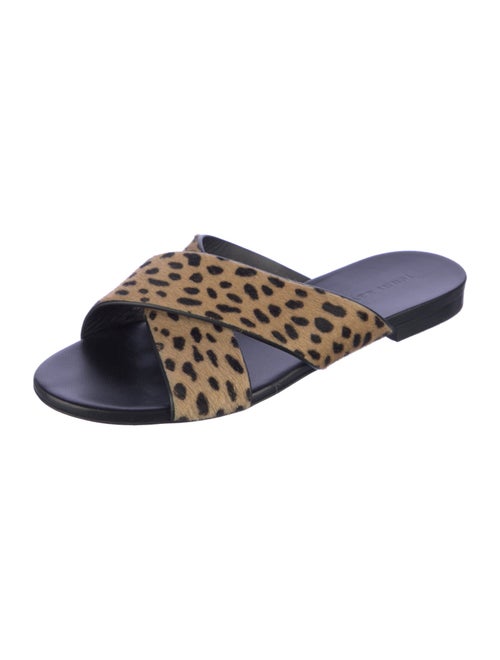 Jenni Kayne Ponyhair Animal Print Slides
