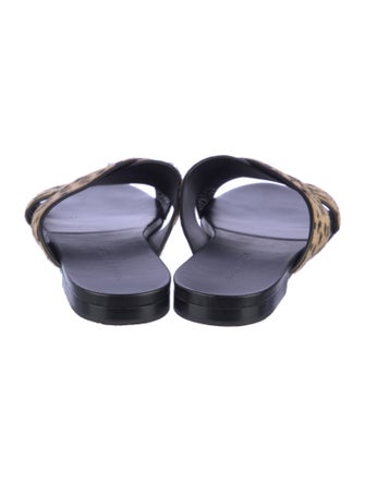 Jenni Kayne Ponyhair Animal Print Slides
