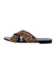 Jenni Kayne Ponyhair Animal Print Slides