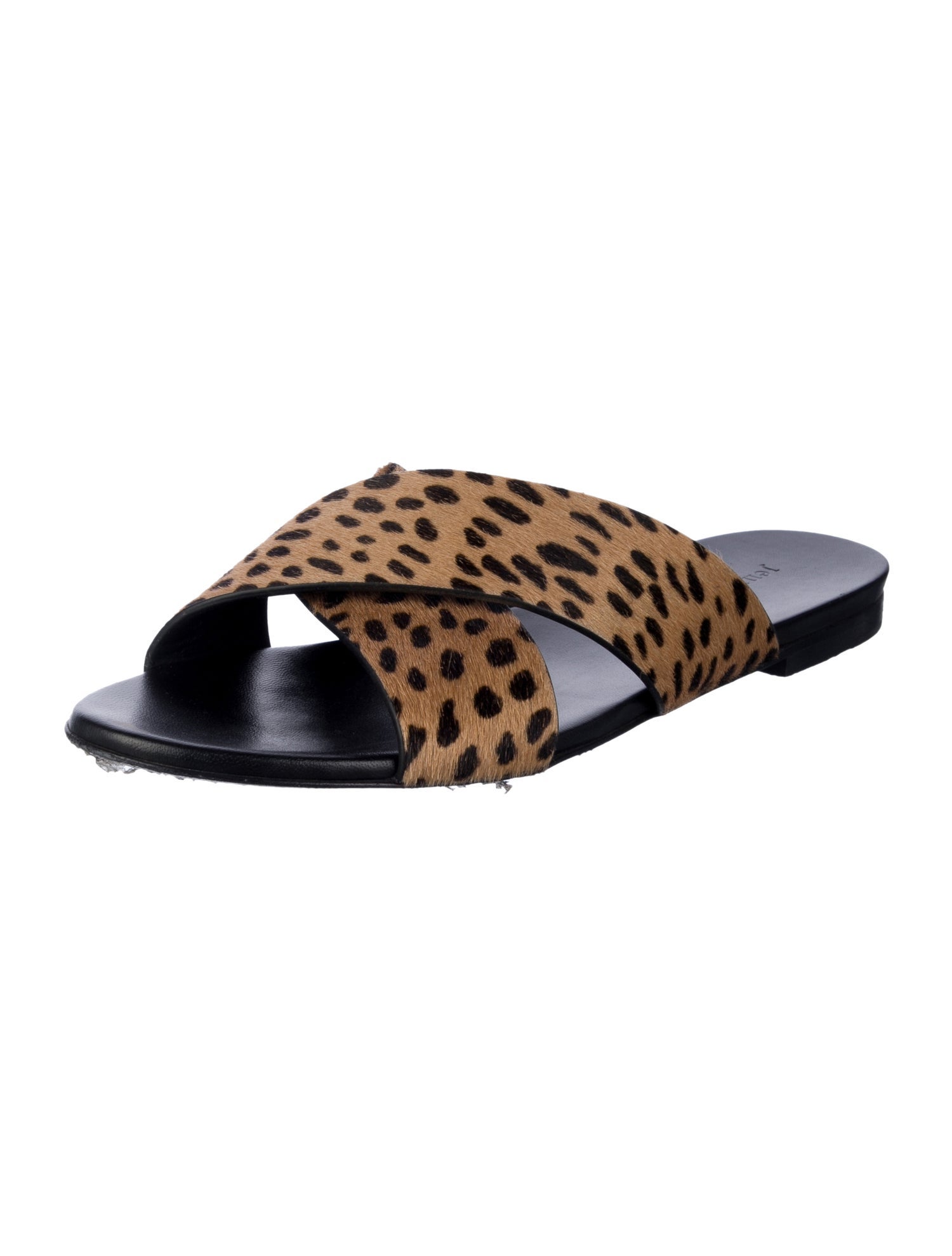 Jenni Kayne Ponyhair Animal Print Slides