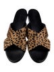 Jenni Kayne Ponyhair Animal Print Slides