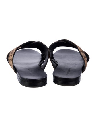 Jenni Kayne Ponyhair Animal Print Slides