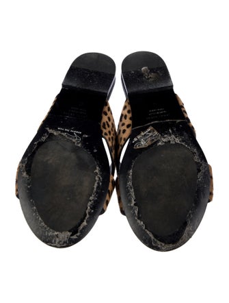 Jenni Kayne Ponyhair Animal Print Slides