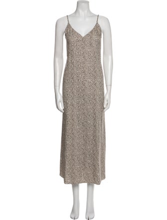 Jenni Kayne Animal Print Long Dress