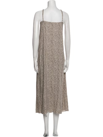 Jenni Kayne Animal Print Long Dress