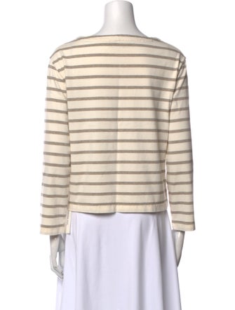 Jenni Kayne Striped Bateau Neckline Top