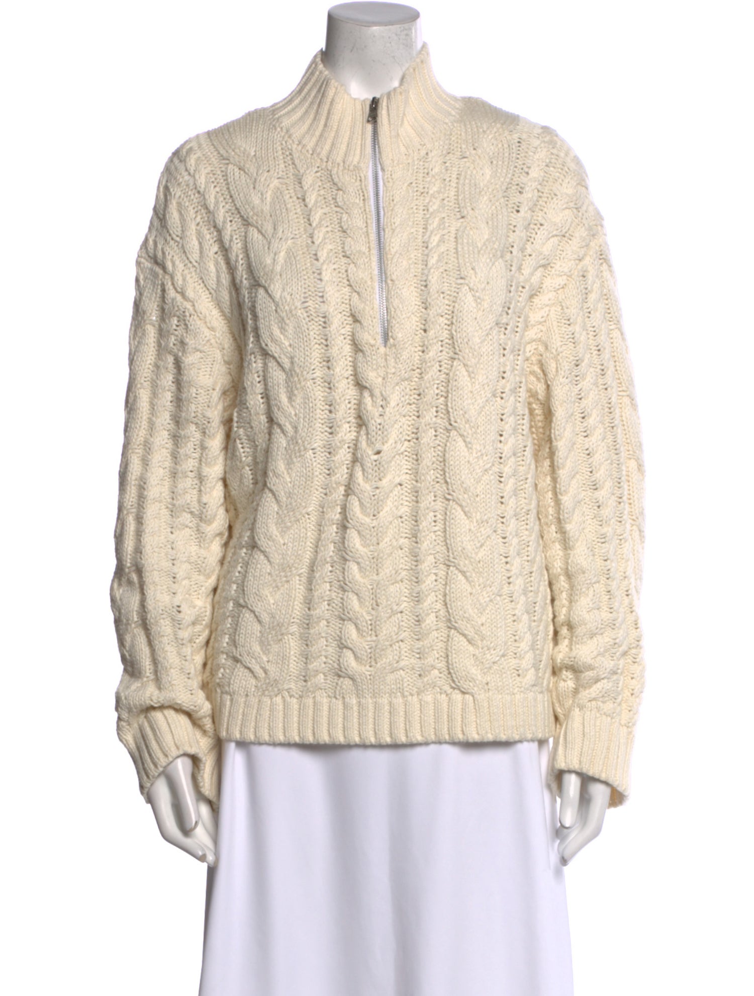 Jenni Kayne Mock Neck Long Sleeve Sweatshirt