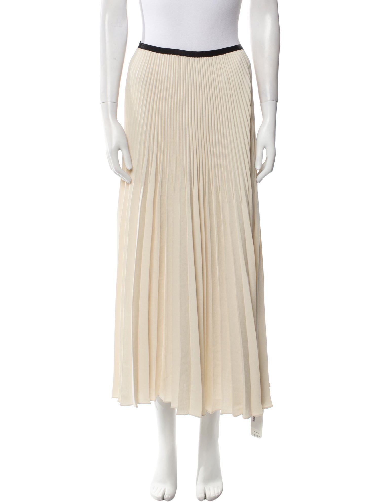 Jenni Kayne Pleated Accents Midi Length Skirt