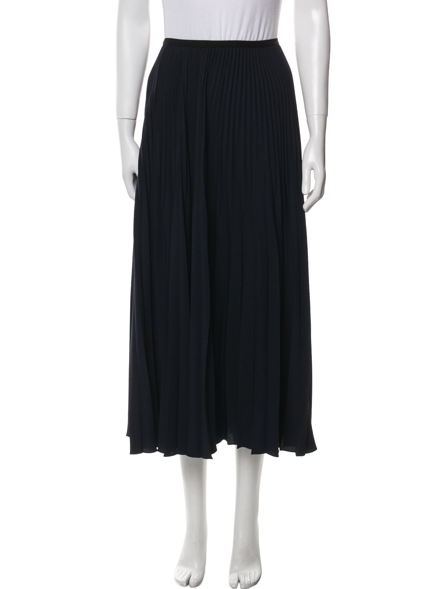 Jenni Kayne Pleated Accents Midi Length Skirt
