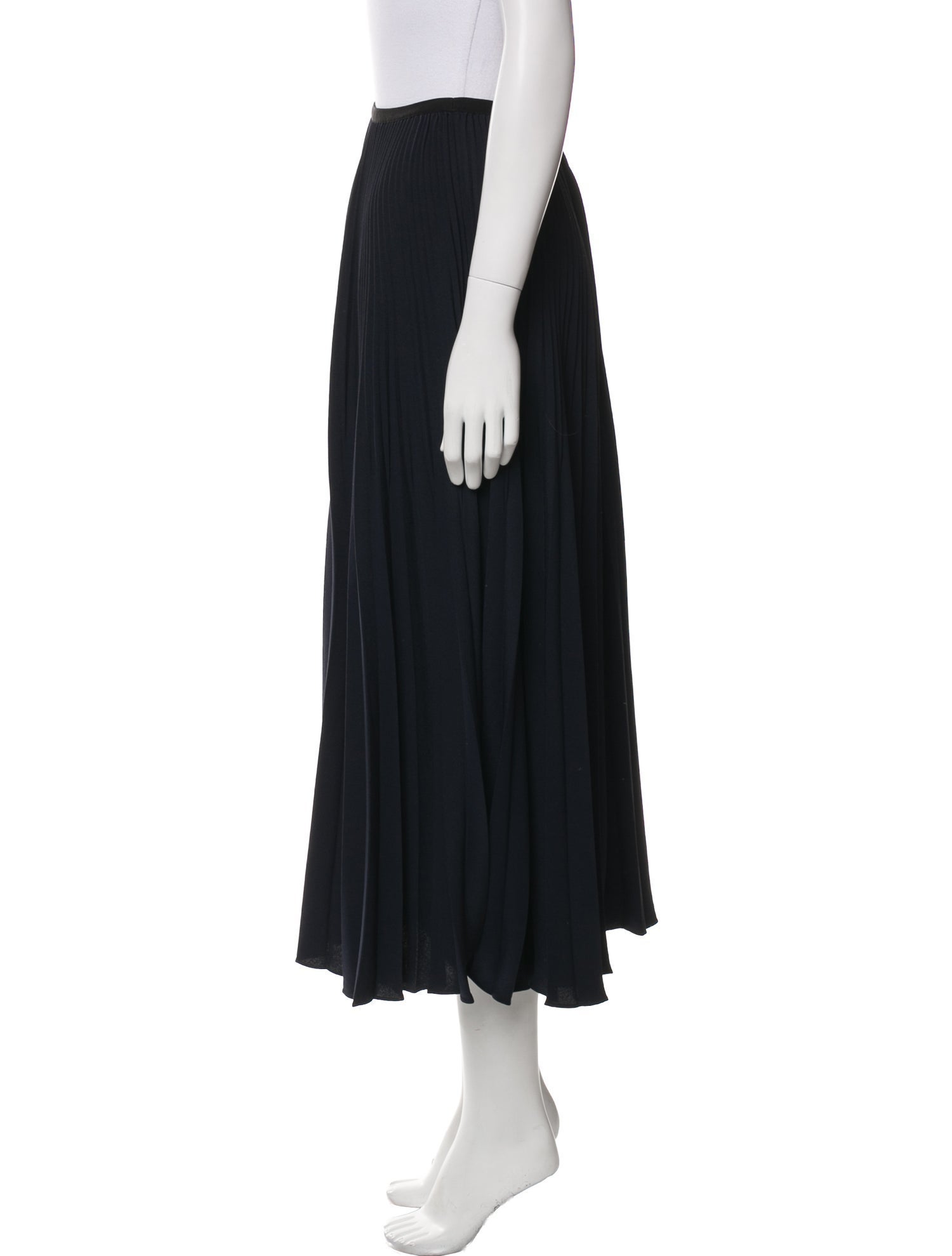 Jenni Kayne Pleated Accents Midi Length Skirt