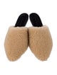 Jenni Kayne Shearling Fur Trim Mules