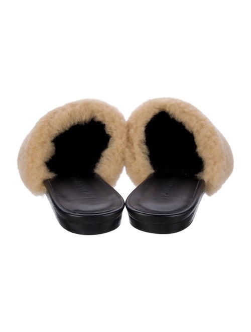 Jenni Kayne Shearling Fur Trim Mules