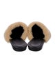 Jenni Kayne Shearling Fur Trim Mules