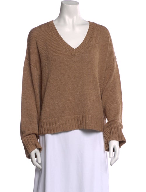Jenni Kayne Linen V-Neck Sweater