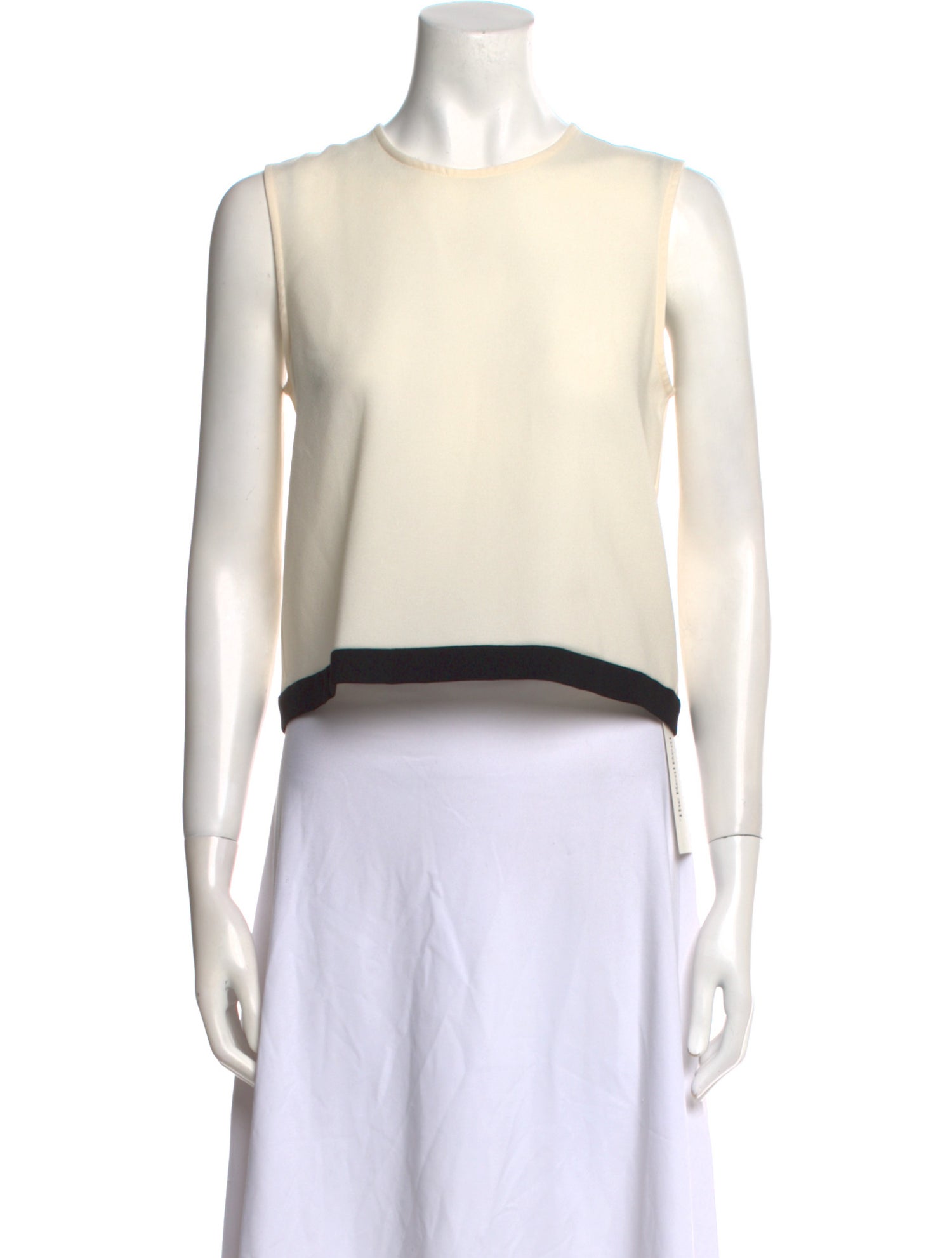 Jenni Kayne Crew Neck Sleeveless Crop Top