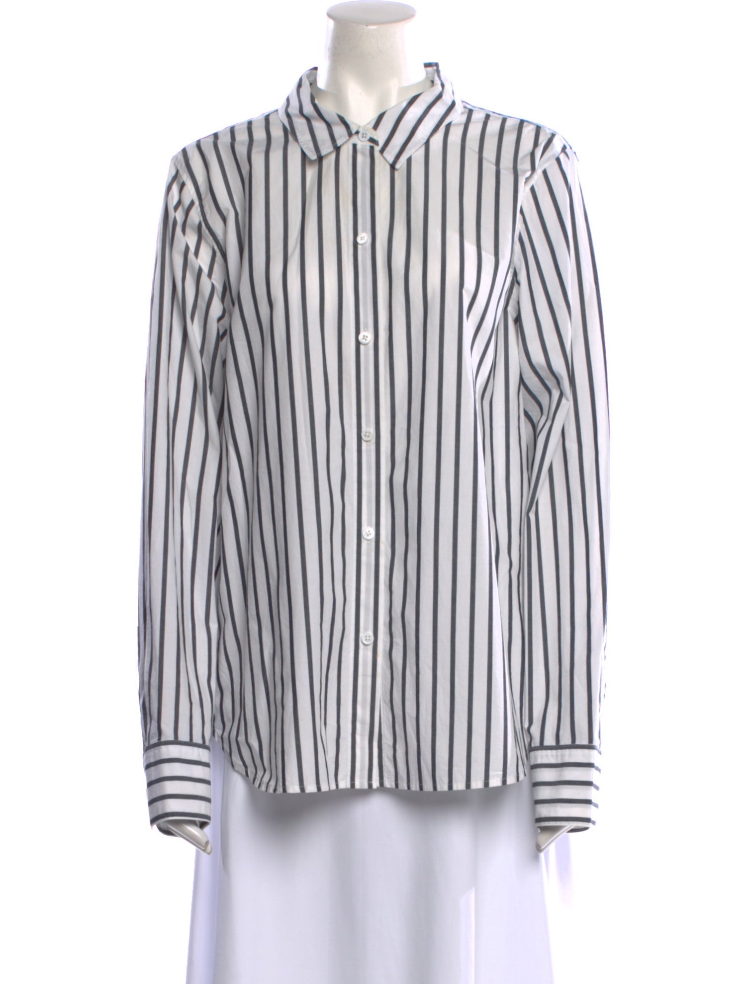 Jenni Kayne Striped Long Sleeve Button-Up Top