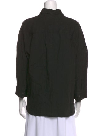 Jenni Kayne Linen Three-Quarter Sleeve Button-Up Top