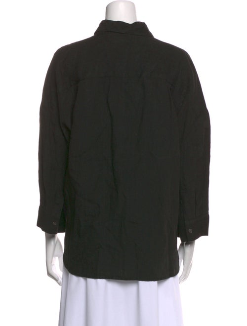 Jenni Kayne Linen Three-Quarter Sleeve Button-Up Top