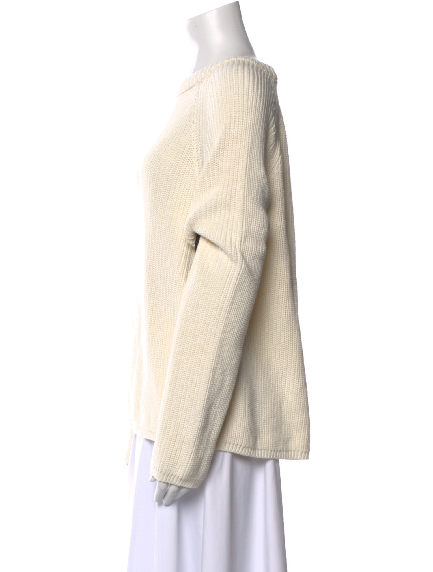 Jenni Kayne Cable Knit Crew Neck Sweater