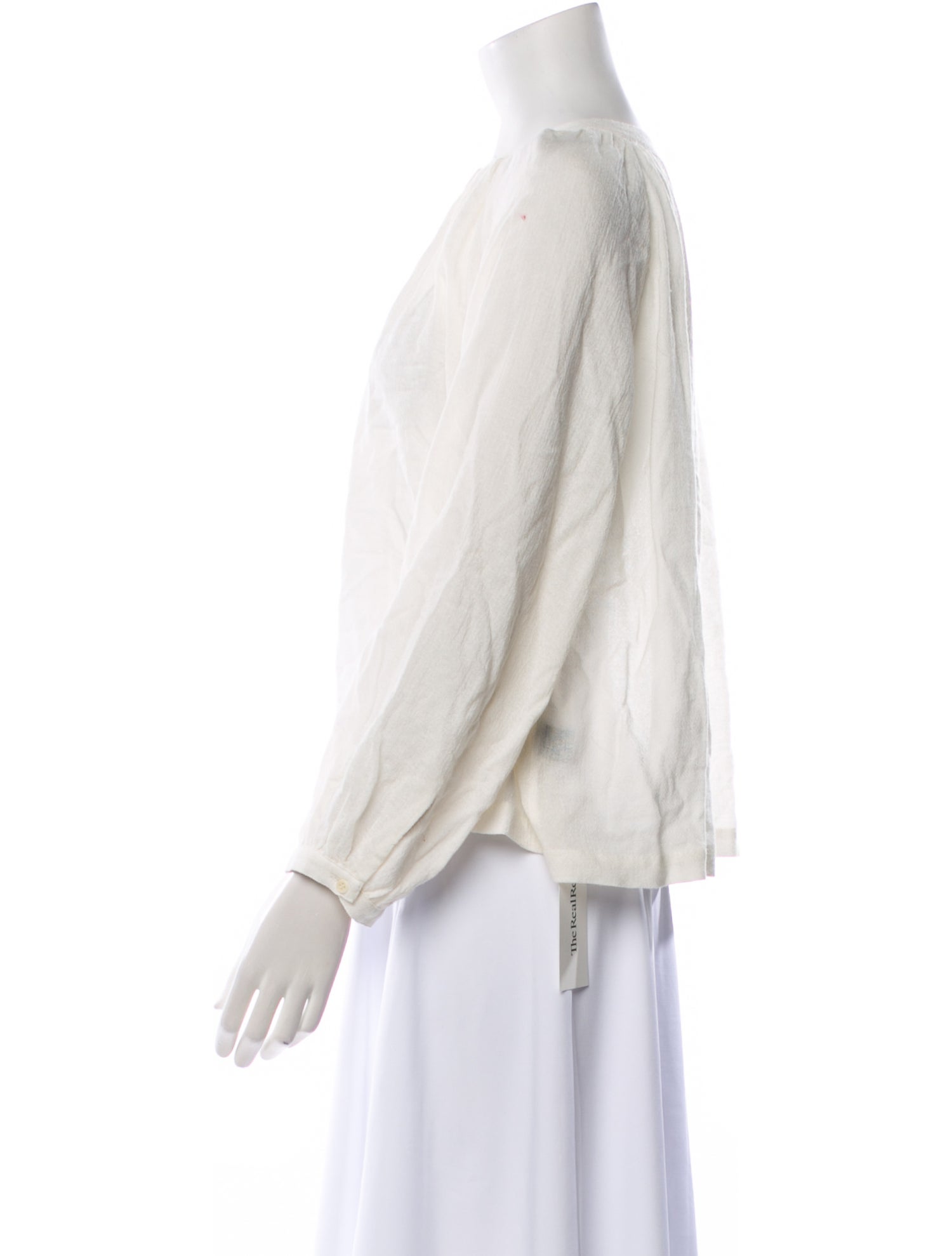 Jenni Kayne Mock Neck Long Sleeve Blouse