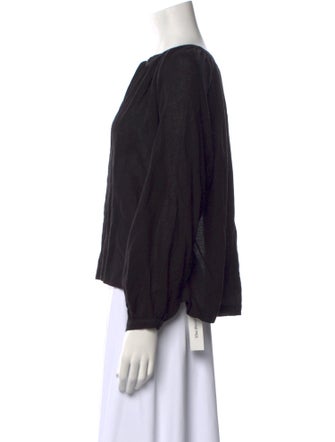 Jenni Kayne V-Neck Long Sleeve Blouse