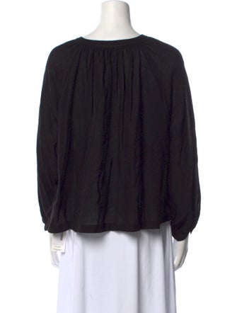 Jenni Kayne V-Neck Long Sleeve Blouse