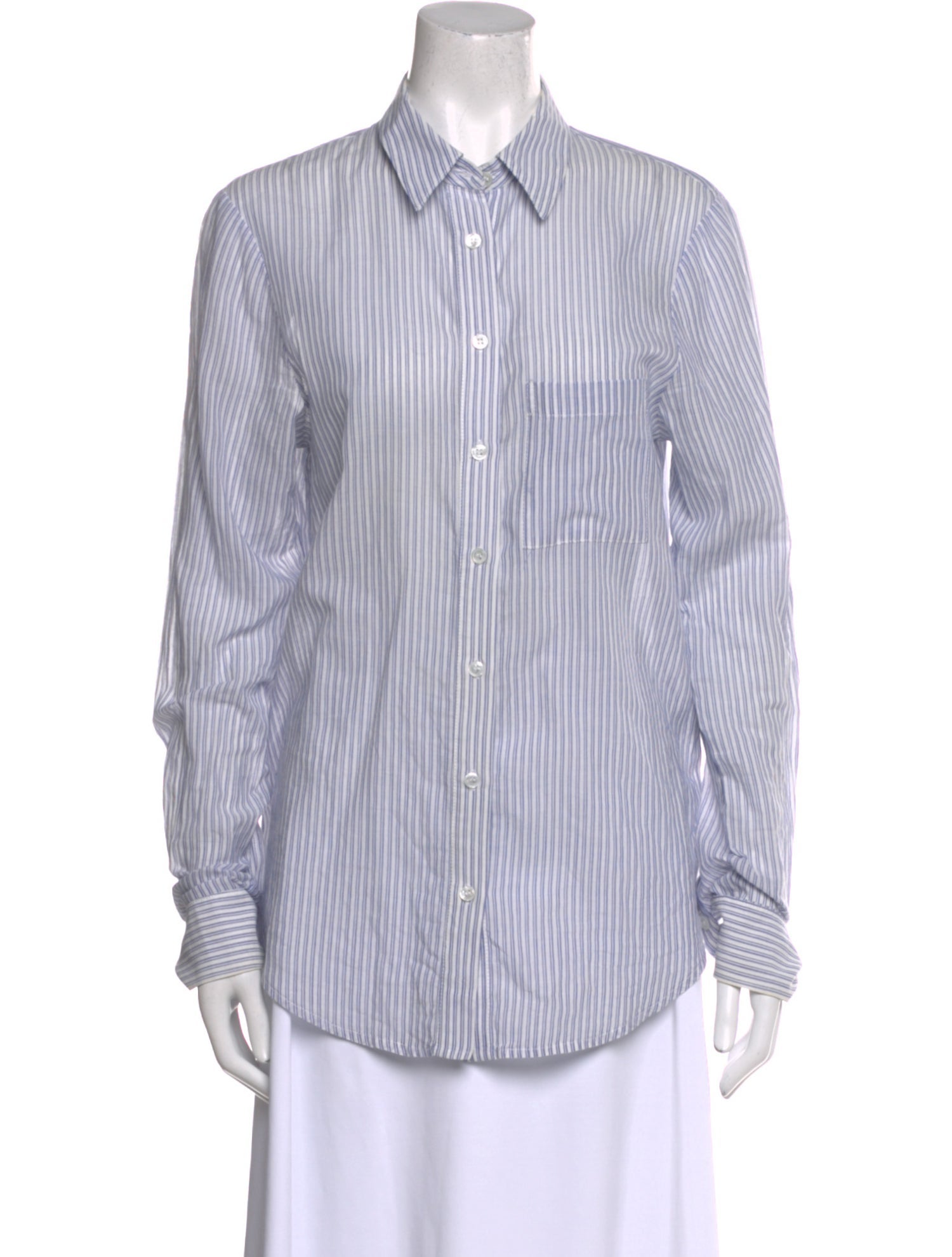 Jenni Kayne Striped Long Sleeve Button-Up Top