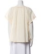 Jenni Kayne Bateau Neckline Short Sleeve Blouse
